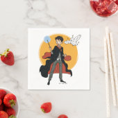 HARRY POTTER™ und Hedwig Illustration Serviette (Beispiel)