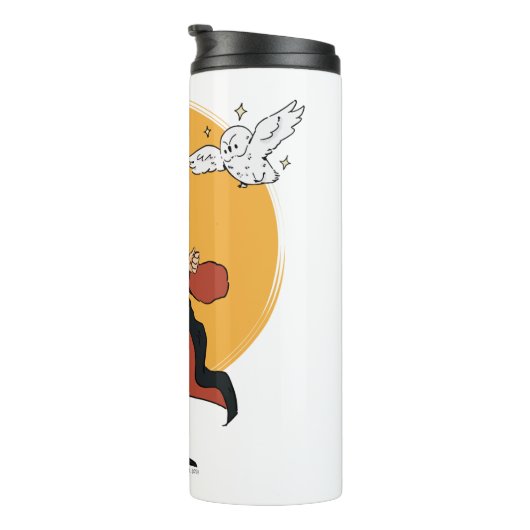 HARRY POTTER™ und Hedwig Illustration Thermosbecher (Nach rechts gedreht)