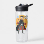 HARRY POTTER™ und Hedwig Illustration Trinkflasche (Links)