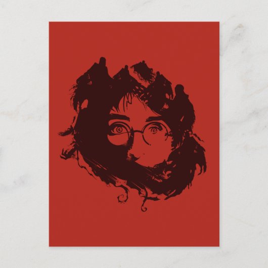 HARRY POTTER™ und Mentoren Postkarte (Vorderseite)