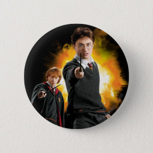 Harry Potter und Ron Weasely Button