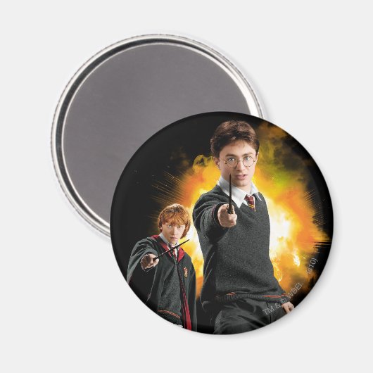 Harry Potter und Ron Weasely Magnet (Vorderseite/Rückseite)