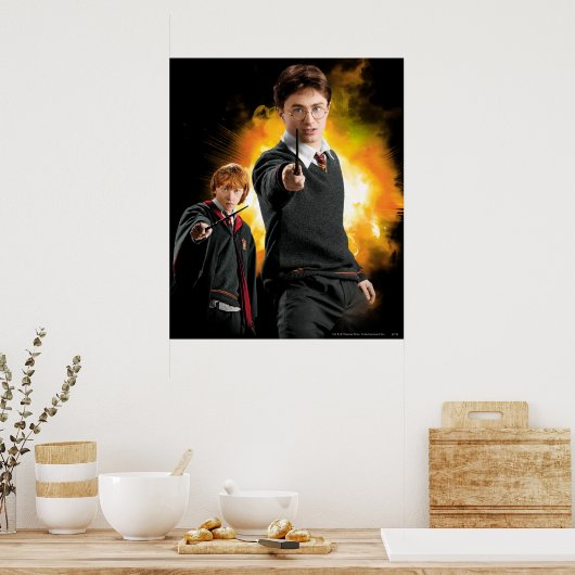 Harry Potter und Ron Weasely Poster (Küche)