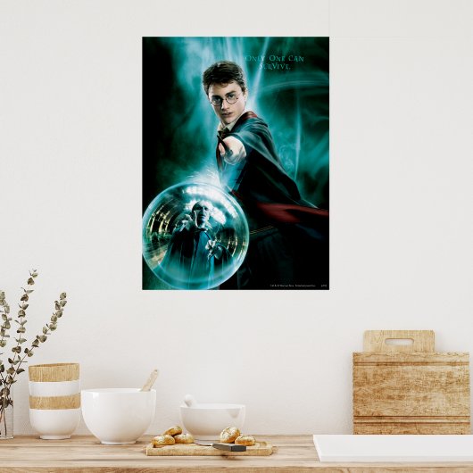 Harry Potter und Voldemort nur man können Poster (Küche)