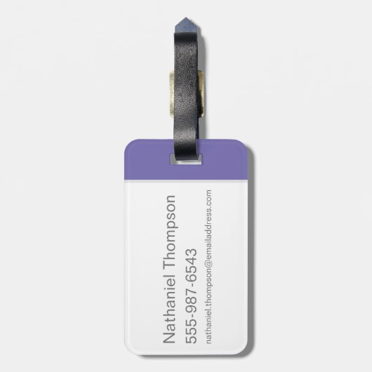 Harry Potter | Verbotene Waldunikorn Grafik Gepäckanhänger (Rückseite vertikal)