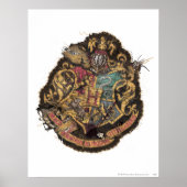 Harry Potter | Vintage Hogwarts Crest Poster (Vorne)