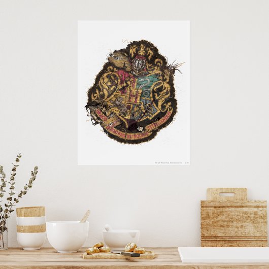 Harry Potter | Vintage Hogwarts Crest Poster (Küche)