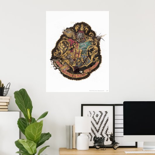 Harry Potter | Vintage Hogwarts Crest Poster (Heimbüro)