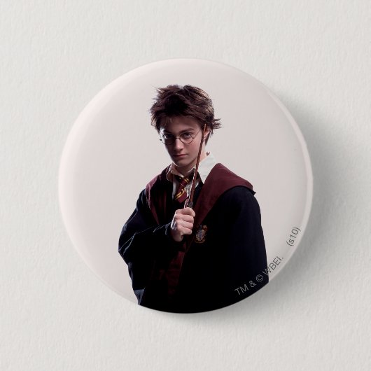 Harry Potter Wand angestiegen Button (Vorderseite)