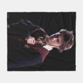 Harry Potter Wand angestiegen Fleecedecke (Vorderseite (Horizontal))