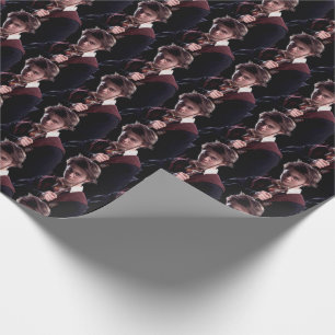 Harry Potter Wand angestiegen Geschenkpapier