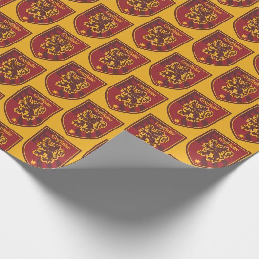 Harry Potter | Wappen des Gryffindor-Hauses Geschenkpapier (Ecke)