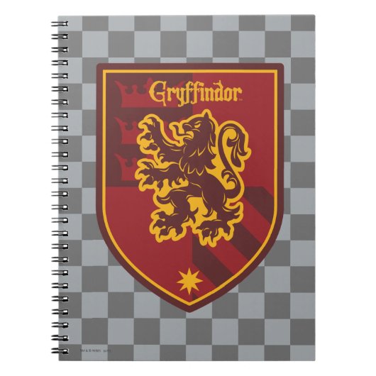 Harry Potter | Wappen des Gryffindor-Hauses Notizblock (Vorderseite)