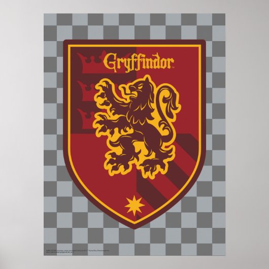 Harry Potter | Wappen des Gryffindor-Hauses Poster (Vorne)