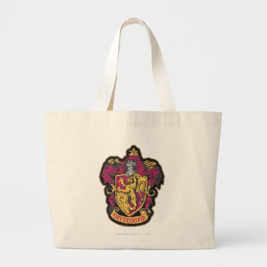 Harry Potter | Wappen des Hauses Gryffindor Jumbo Stoffbeutel (Vorne)
