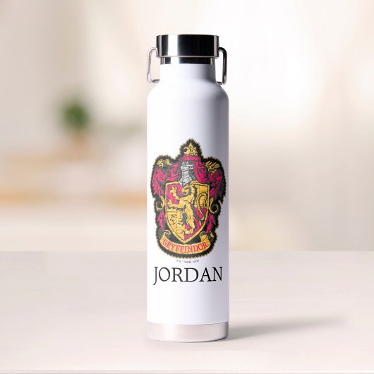 Harry Potter | Wappen des Hauses Gryffindor | Name Trinkflasche