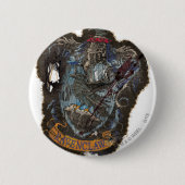 Harry Potter | Wappen Ravenclaw - zerstört Button (Vorderseite)