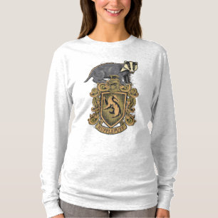 Harry Potter   Wappen von Hufflepuff mit Dachs T-Shirt