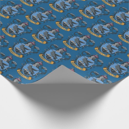 Harry Potter | Wappen von Ravenclaw Geschenkpapier (Ecke)