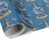 Harry Potter | Wappen von Ravenclaw Geschenkpapier (Rolleneckpunkt)