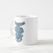 Harry Potter | Wappen von Ravenclaw Kaffeetasse (Vorderseite Links)