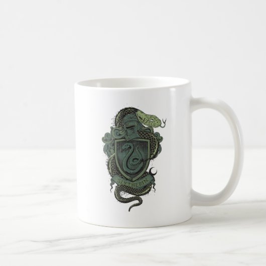 Harry Potter | Wappen von Slytherin Kaffeetasse (Rechts)
