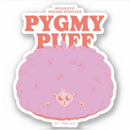 HARRY POTTER™ | Weasleys Wizard Pygmy Puff Aufkleber (Vorderseite)