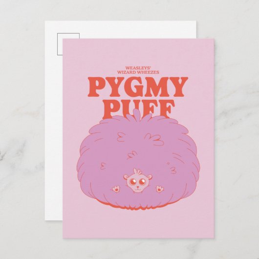HARRY POTTER™ | Weasleys Wizard Pygmy Puff Postkarte (Vorne/Hinten)