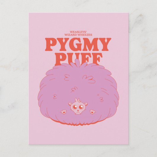HARRY POTTER™ | Weasleys Wizard Pygmy Puff Postkarte (Vorderseite)