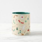 Harry Potter | Weihnachts-Ikonen-Muster Tasse (Zentrum)