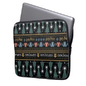 HARRY POTTER™ Weihnachts-Pullover-Strickmuster Laptopschutzhülle (Vorderseite Links)