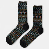 HARRY POTTER™ Weihnachts-Pullover-Strickmuster Socken (Linkes Detail)