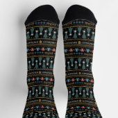 HARRY POTTER™ Weihnachts-Pullover-Strickmuster Socken (Oben)