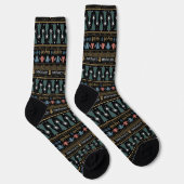 HARRY POTTER™ Weihnachts-Pullover-Strickmuster Socken (Rechts)