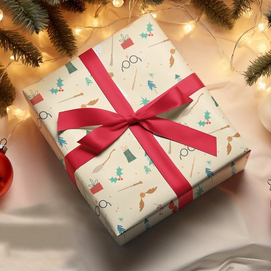 Harry Potter | Weihnachtsmuster Geschenkpapier