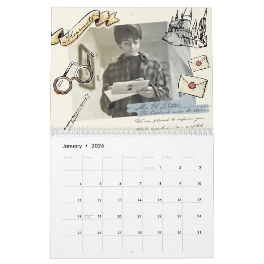 HARRY POTTER™ | Willkommen bei Hogwarts™ Kalender (Jan 2026)