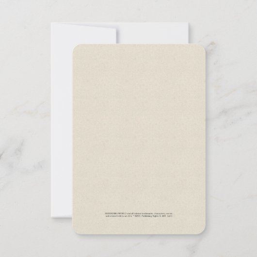 Harry Potter - Wünsche für Baby Einladung (Rückseite)