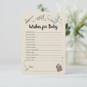 Harry Potter - Wünsche fürs Baby Einladung (Stehend Vorderseite)