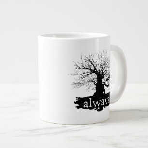 Harry Potter Zauber   Always Quote Silhouette Jumbo-Tasse