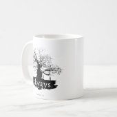 Harry Potter Zauber | Always Zitat Silhouette Kaffeetasse (Vorderseite Links)