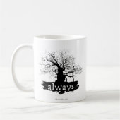 Harry Potter Zauber | Always Zitat Silhouette Kaffeetasse (Links)