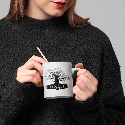 Harry Potter Zauber | Always Zitat Silhouette Kaffeetasse