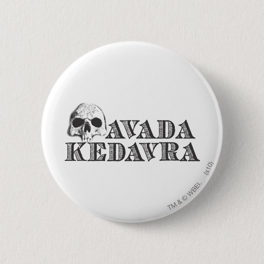 Harry-Potter-Zauber | Avada Kedavra Button (Vorderseite)