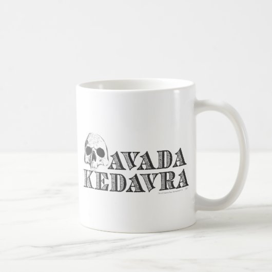 Harry-Potter-Zauber | Avada Kedavra Kaffeetasse (Rechts)