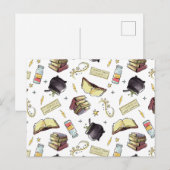 HARRY POTTER™ Zauber & Bücher Muster Postkarte (Vorne/Hinten)