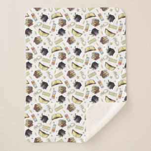 HARRY POTTER™ Zauber & Bücher Muster Sherpadecke