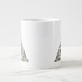 Harry Potter Zauber | DEATHLY HALLOWS Typografie G Jumbo-Tasse (Vorderseite)