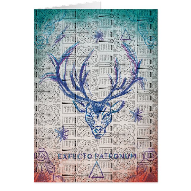 Harry-Potter-Zauber | EXPECTO PATRONUM™Hirsch-Skiz (Vorne)