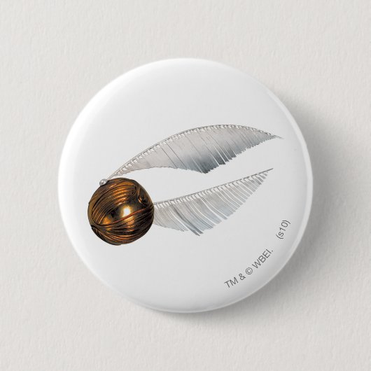 Harry-Potter-Zauber | Goldener Schnatz Button (Vorderseite)