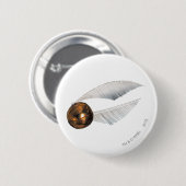 Harry-Potter-Zauber | Goldener Schnatz Button (Vorne & Hinten)